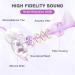 High Fidelity Concert Ear Plugs - 2 Pairs Silicone Noise Reduction 24dB for Festivals Nightclubs DJs & Musicians - Purple - Buy Online on GoSupps.com
