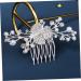 Angoily Rhinestone Five-tooth Hair Comb Hair Accessories for Pearl Hair Accessories Pearl Tiara Hair Combs for Women Rhinestone Hair Combs Alloy Rhinestones Bride Hair Piece - Buy Online on GoSupps.com