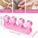 Sibba Gel Toe Separator 4 Pcs - Pedicure Toe Separators for Men and Women - Washable Toenail Dividers - Nail Polish Toe Spacers - 2 Pairs (Pink & Purple) - Buy Online on GoSupps.com