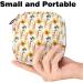 Stylish Portable Women's Binding-Up Bags | Menstrual Cup Pocket & Pads for Teens | Watercolor Yellow Flower Design - Buy Online on GoSupps.com