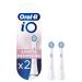 Oral-B io gentle cleaning on the plug brush for electric toothbrush 2 pieces gentle tooth cleaning toothbrush attachment for oral-B toothbrushes 2 pieces (1-pack) white