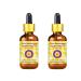 Dev Herbes Pure Malkangani (Malkangni/Jyotishmati) Oil (Celastrus Paniculatus) with glass dripper natural therapeutic quality cold -pressed (Pack of Two) 100ml x 2 (6.76 oz) 100 ml (2 pack)