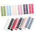 HAPINARY 12 Sets Fake Nails Women Fake Nail Tips Nail Charms Manicure Supplies Manicure False Nail Fake Fingernails Nail Patches False Nail for Women Frosted Nail Supplies 3d Sticker