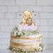 Winnie Pink Oh Baby Cake Topper for The Pooh Baby Shower Decorations Girls Acrylic 5inch Cake Toppers Cupcake Toppers