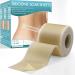 Silicone Scar Sheets(1.6 x 60 Roll-1.5M) Easy-Tear Scar Removal Sheets Works on Old & New Scars Reusable and Effective Scar Silicone Tape for Scars Caused by C- Section Surgery Burn Keloid etc 1.6in*60in