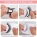 NICENEEDED 3 Pairs Self-Adhensive False Eye Lashes Fluffy Full Eye Faux Eye Lash Extensions 3 Styles Reusable No Glue Self Sticking Curly Artificial Lashes for Women and Girls - Buy Online on GoSupps.com