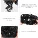 2 Black Wig Loops Women's Hair Accessories Hair Extensions Wig Pieces Curly Bun Bun Extension Clip-On Hair Messy Bun for Women With Thin Hair Short Hair Extensions Hair Accessories - Buy Online on GoSupps.com