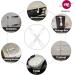 Child Safety Strap Locks - 10 Pack - Childproof Cabinet Locks & Straps - Adhesive Baby Proofing Cabinet Lock Door Lock for Kids Safety (White) - Buy Online on GoSupps.com