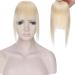 Buy Sego Clip In Pony Hair Part - 100% Remy Real Hair Bangs Extensions - Platinum Blonde #60 - Curved Pony (6) - 14g - Shop Internationally - Buy Online on GoSupps.com