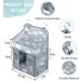 Mloong Diaper Caddy Hanging Organizer for Changing Table - Nursery Diaper Holder for Crib, Car - Diaper Stacker for Newborn Baby Boy & Girl - Light Grey - Buy Online on GoSupps.com