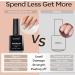 KANORINE 8-in-1 Neutral Nude Brown Gel Nail Builder - Nail Strengthener and Extension Gel Builder - 15ML Bottle - Buy Online on GoSupps.com
