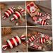 Alipis 2 pcs decorate pvc decorations Cosmetics Xmas Party Ornament Gift christmas tree Holiday Ornament outdoor decor Accessories christmas decorations household Christmas set Ornament Redx2pcs 15X6X6CMx2pcs - Buy Online on GoSupps.com