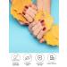 Kalolary Semi-Cured Gel Nail Wraps - Amber Full Wrap Stickers | Long Lasting Salon Quality for Autumn | Includes Nail File & Wood Stick - Buy Online on GoSupps.com