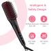 MiroPure Enhanced Hair Straightener Brush - 2-in-1 Ionic Straightening Brush with Anti-Scald, Auto Temperature Lock & Off Function (Black) - Buy Online on GoSupps.com