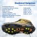Premium 10-Spike Shoe Crampons - Anti-Slide Winter Chains for Outdoor Sports & Mountaineering (Size 31-36) - Buy Online on GoSupps.com