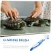 Turtle Shell Cleaning Brush Reptile Cleaning Brush Denture Brush for Shell Grip Cleaning Brush Double-side Tortoise Food Bristle Brush Household Plastic - Buy Online on GoSupps.com