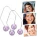 WOFASHPURET 1 Pair Dimple Trainer Face Dimples Trainer Beauty Smile Exerciser Forming Mouth Exerciser Metal Dimples Exerciser Facial Tools Dimple Makers for Cheeks Sports Alloy Purple Former 4.30X2.50X0.80CM Purple - Buy Online on GoSupps.com