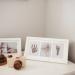 Baby Handprint & Footprint Kit | Memorable Keepsake Photo Frame for Newborn Girls & Boys | Unique Baby Shower Gift Set for Registry | Nursery Room Decor - Buy Online on GoSupps.com