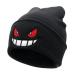 Ohjijinn Anime Beanie Knit Hats, Funny Beanie Hat Winter Skiing Slouchy Warm Cap, Soft Headwear for Men Women Black
