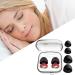 Fovolat Quiet Ear Plugs Reusable Noise-Reducing Earplugs Soft Silicone Ear Plug Noise-Reducing Earplugs Reusable Hearing Protection for Sound Reduction Sleep Travel Black Red 1 count (Pack of 1) - Buy Online on GoSupps.com