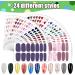 Maitys 560 Pieces Jamberry Nail Wraps - Real Nail Polish Stickers - DIY Glitter Nail Art Set for Women & Girls - Buy Online on GoSupps.com