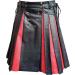 Shop Stylish Scottish Kilt for Men | Fold Rock Design Red Mini Skirt - Comfortable High Waist Streetwear | XXL Available - Buy Online on GoSupps.com