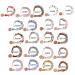 Handmade Baby Pacifier Chain | Teething Clips & Beech Wood Toy for Newborns | Soft Cotton Chewable Pacifiers - M48 - Buy Online on GoSupps.com