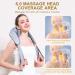 Neck & Shoulder Massage Device with Heat - 3 Speeds Deep Tissue Relief | Blue - Buy Online on GoSupps.com