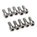 10Pcs Bike Water Bottle Cage Bolts Holder Screws M5 Inner Rack Hexagon Stainless Steel Screws