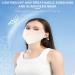 Yorajuy Sun Protection Masque - Breathable Ice Silk Face Shield 3D Sunscreen Masque for Fishing Hiking Cycling Reusable Face for Women Eye Protection Gradient bean paste - Buy Online on GoSupps.com