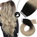 Moresoo Ombre Tape in Hair Extensions 24 Inch Human Hair Tape in Extensions #1B Black to Ash Blonde #18 with #60 Platinum Blonde Full Thick Ends Hair Piece for Invisible Tape Extensions 100g/40pcs 24 Inch (Pack of 1) 40pcs…