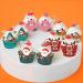 EOQPDECD 48 Pcs Christmas Cake Decorations Cupcake Topper Santa Clause Xmas Tree Snowman Reindeer Birthday Cake Decor Christmas Supplies for Christmas Theme Party Baby Shower Birthday Party - Buy Online on GoSupps.com