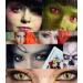 Buy Funnylens Black Green Crazy Contact Lenses for Carnival - Free Containers Included - Buy Online on GoSupps.com