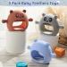 3 Packs Panda Baby Teething Toys for Babies 3 Months+ Silicone Baby Never Drop Teething Toys Anti Dropping Wearable Teething Mittens Baby Teether Baby Chew Toys for Babies Sucking Needs - Buy Online on GoSupps.com