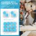8 Pairs Silicone Ear Plugs for Sleeping Reusable Waterproof Moldable SNR 27dB Noise Cancelling Premium EarPlugs for Sleeping Shooting Airplanes Concerts Mowing Studying Swimming(Blue) - Buy Online on GoSupps.com