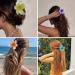 4Pcs Flower Hair Claw Clips for Women - Strong Hold Jaw Clip for Thin, Thick, Curly Hair - Hair Accessories - Buy Online on GoSupps.com