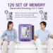 Digital Wrist Blood Pressure Monitor with Large LCD Display and Irregular Heartbeat Detector - 2 Users Memory - Home Use BP Machine (Purple) - Buy Online on GoSupps.com