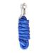 Leading knit with panic hooks for horse - binding trick in different stylish designs leading leash binding pony donkey goat (blue)