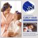 30 Flexible No Heat Curlers & Steel Rat Tail Comb - Soft Foam Twist Hair Curlers for Long & Short Hair (Dark Blue 7x0.3) - Buy Online on GoSupps.com