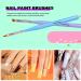 Maykawe 7-Piece Professional Gel Nail Brush Set | Double-End Brushes & Crystal Holder | Nail Art Accessories for Perfect Polish & Detail Design - Buy Online on GoSupps.com