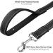 FunTags Reflective Nylon Dog Leash 6FT/4FT for Training/Walking - Padded Handle - Large, Medium & Small Dogs - 1 inch x 6ft - Black - Buy Online on GoSupps.com
