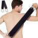 Uraqt Back Scrubber - Double-Sided Peeling Washcloth for Shower | Navy Blue Body Exfoliator with Handles - Buy Online on GoSupps.com