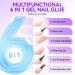 Gelike EC 6 in 1 Clear Nail Glue Duo 2PCS 16ml - Extra Strong Brush-On Nail Glue for Broken Nails - Transparent False Nails UV Gel Glue - MUST DRY UNDER NAIL LAMP - C Clear Nail Glue 32ml - Buy Online on GoSupps.com