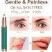 Eyebrow Trimmer for Women - Painless Electric Razor with LED Light for Eyebrows Face Nose Ear Chin and Bikini Detail - Battery Operated (Green - Buy Online on GoSupps.com