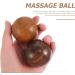 Lalafina 2st Fitness Golfer Hand Training Balls - Wooden Stress Relief & Hand Health Exercise Tools for Adults (5x5x5cm Coffee) - Buy Online on GoSupps.com