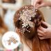 LALAFINA Hairpin Wedding Girls Hair Accessory Crystal Headpiece Bridesmaid Hair Clip Bridal Hair Clips Girls Tiara Rhinestone Barrette Gold Headgear Rhinestones - Buy Online on GoSupps.com