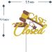 Tenhaisi Gold & Brown Glitter Case Closed Cake Topper 2024 Graduation Party Decoration for Lawyer Congrats Lawyer Grad Sign Cake Decor Law School Survivor Graduation Party Supplies - Buy Online on GoSupps.com