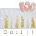 FEIlei 3D Nail Charms Heart Nail Art Studs Nail Jewelry for DIY Crafts Nail Art Decor - Buy Online on GoSupps.com