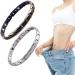 Lymph Drainage Magnetic Bracelet Imagineitem Magnetic Lymph Detox Bracelet Weight Loss Magnetic Therapy Bracelet Anti Swelling Promotes Blood Circulation (Silver+Black Plus Gold)
