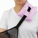 Strap Cushion for Arm Sling Shoulder Brace Carry Strap Pillow Arm Elbow Wrist Injury Support Strap Pad Padding Pillow Women Men Minky Dot Lavender